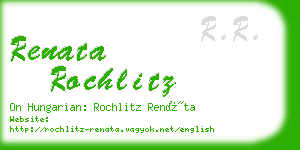 renata rochlitz business card